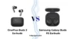OnePlus Buds 3 vs Samsung Galaxy Buds FE Earbuds