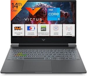 HP Victus, 14th Gen Intel Core i5-14450HX, 6GB RTX 3050, 24GB DDR5, 512GB SSD, FHD, 144Hz, IPS, 300 nits, 15.6''/39.6cm, Win11, M365* Office24, Mica Silver, 2.3kg, fa2303tx, RGB Gaming Laptop